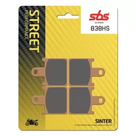 Sbs Brakepads 838HS Sintered KAWASAKI / SUZUKI