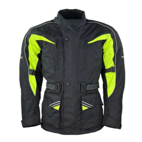 ROLEFF Textile jacket black / yellow