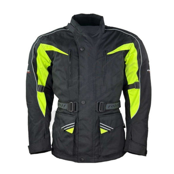 ROLEFF Textile jacket black / yellow