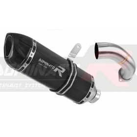 Exhaust silincer Dominator HP1 BLACK APRILIA ETV 1200 CAPONORD 2013-2016