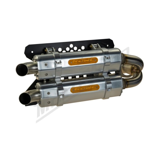 RJWC POWERSPORTS APX Aluminium Slip-On Muffler Polaris RZR XP 1000 Turbo / RZR XP 4 1000cc 16-21