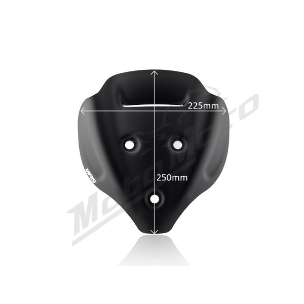 WRS SPORT Priekinis stiklas Matinis Juodas Ducati Streetfighter V4 1100cc 20-24