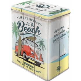 Box VOLKSWAGEN BULLI BEACH 20x10x14cm