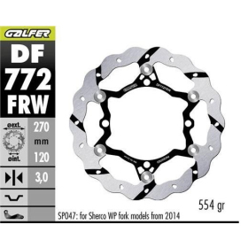 GALFER Front brake disc Sherco SE / SEF 250-500 2009>