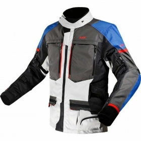 LS2 NORWAY textile jacket for men blue / red