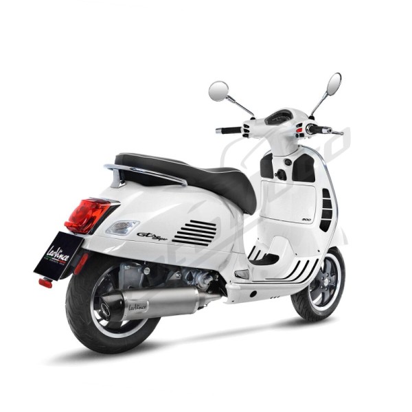 LEOVINCE LV One Evo Stainless Steel Slip-On Muffler  VESPA GTS 300-19-20
