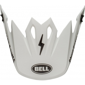 Bell Moto-9 Mips Fasthouse White Helmet Peak