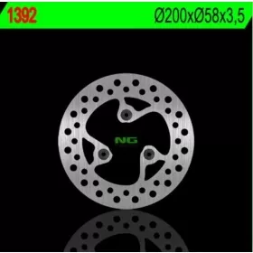NG BRAKES 1392 Front Round Fixed Brake Disc PEUGEOT E-VIVACITY / VIVACITY 50-125 99-19