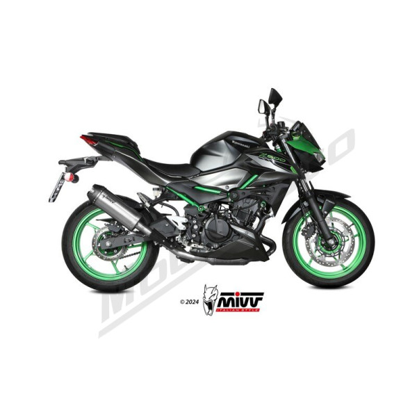 MIVV Slip On Muffler AK-1 Kawasaki Z 500 24-26
