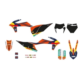 BLACKBIRD Replica Factory 23 grafikos rinkinys KTM SX / EXC / SX-F / EXC-F 125-450cc 2019-2023