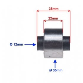 Metal / rubber bushing 35x12x38