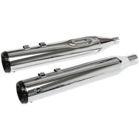 S&S CYCLE GNX Slip-On Mufflers Harley Davidson FLH / FLHR / FLHRC / FLHRXS 1750-1977cc 17-25