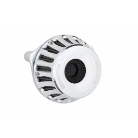 RINEHART RACING apverstos konstrukcijos chromuotas oro filtras Harley Davidson FLFBS / FLHLT / FLHX / FLTRK / FXBR / FXLRST 1868-1977 24-26