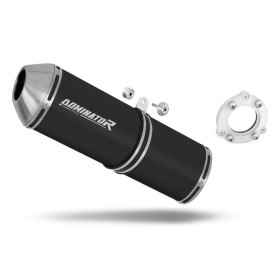 Suzuki GSXR 1000 K1 - K4 2001-2004 Exhaust Silencer Muffler Bolt-on OVR BLACK + dB killer