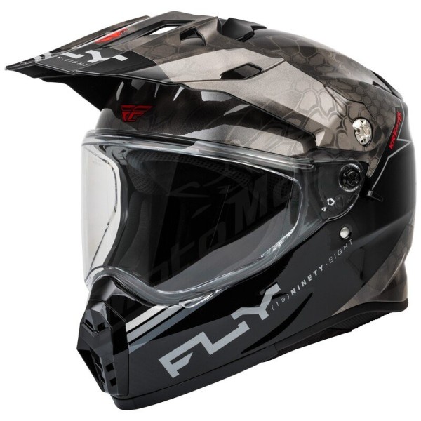 FLY RACING Trekker Krypyek Conceal Helmet - Black/Grey/White