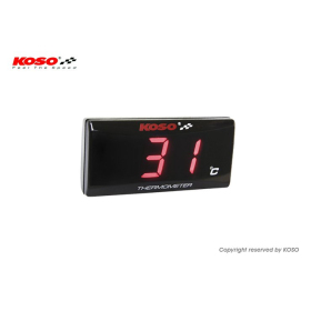 Koso waterproof temperature indicator (thermometer) motor super slim display