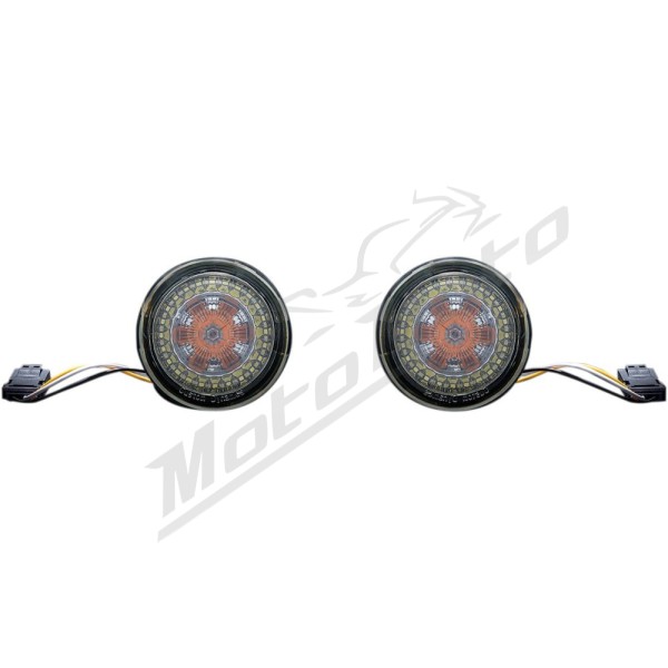 CUSTOM DYNAMICS ProBEAM® Amber/White Dynamic Ringz™ Harley Davidson FLHTCUTGSE / FLHTKSE 1800-1923cc 16-23
