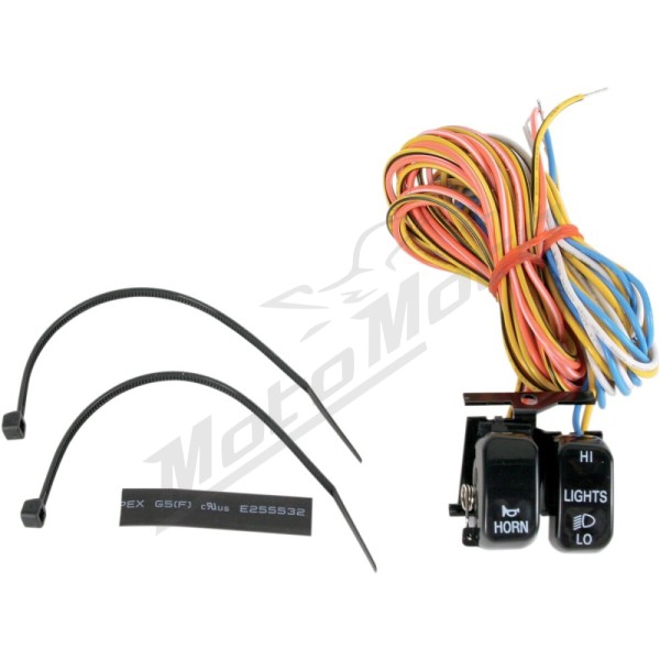DRAG SPECIALTIES Handlebar Switch Kit Harley Davidson FLD / FLHR / FLHRC / FLHRCI / FLHRI 1340-1800cc 96-13