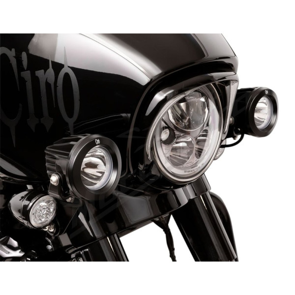 CIRO TAC-10 Light Cannons Harley Davidson FLH / FLHT / FLHX / FLHXS 1690-1923cc 14-23