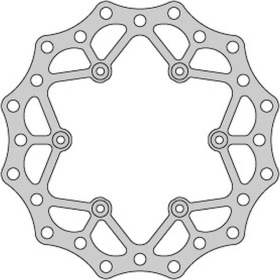 Delta braking disc rear (240x115x4mm) Yamaha YZ / WR / YZF / WRF 125-426 98-01