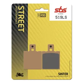 SBS LS Street Excel 519LS galinių stabdžių trinkelės Aprilia / Beta / Bimota / Cagiva / Ducati / Laverda / Moto Guzzi / Yamaha 125-1100cc 77-13