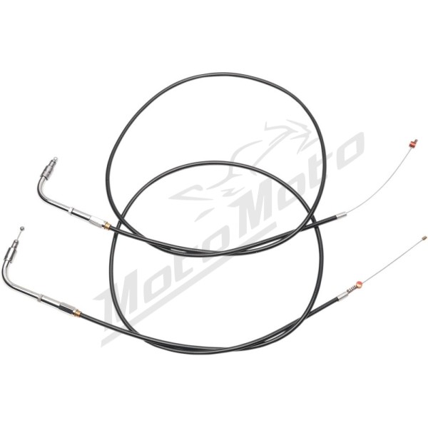 BARNETT Black Vinyl Throttle/Idle Cable BUELL M2 / S1 / S3 / S3T 1996-1998