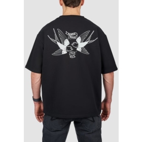 PANDO MOTO LUKE TOKYO BLACK Oversized T-Shirt Unisex