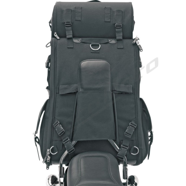 SADDLEMEN EX2200 Sissy Bar Bag with Roll Bag 36.1l