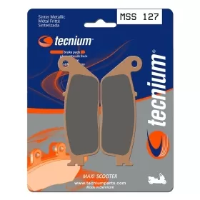 TECNIUM Maxi Scooter Sintered Metal Brake pads MSS127 Zontes / Honda / BMW / Kawasaki / Suzuki 125/650 04-25
