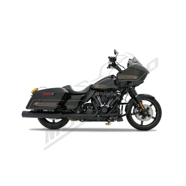 RINEHART RACING 500-1113 4.5" HP45 XL Slip-On Mufflers for Harley Davidson FLH / FLHFB / FLHR / FLHRC / FLHRXS 1750-1977cc 17-25