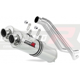 Exhausts kit Dominator ROUND APRILIA ETV 1000 CAPONORD 2005-2007