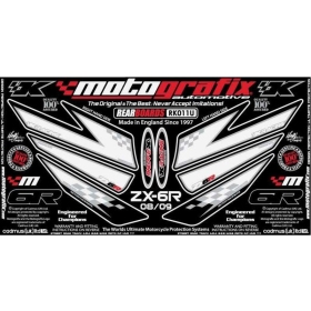 MOTOGRAFIX grafikos rinkinys Kawasaki ZX6R Ninja 09-11