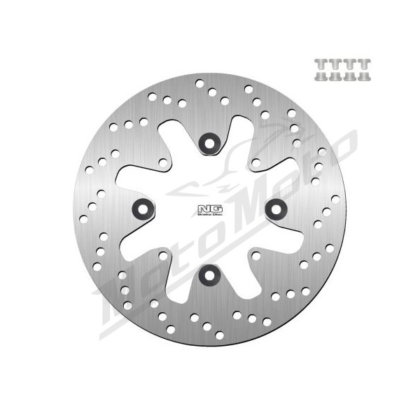 NG BRAKES Rear Fixed Brake Disc 250mm Kawasaki Versys / Vulcan 650cc 10-24