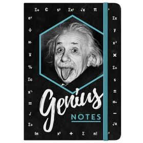 NOTE BOOK EINSTEIN GENIUS 15x20cm