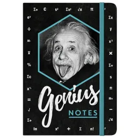 NOTE BOOK EINSTEIN GENIUS 15x20cm