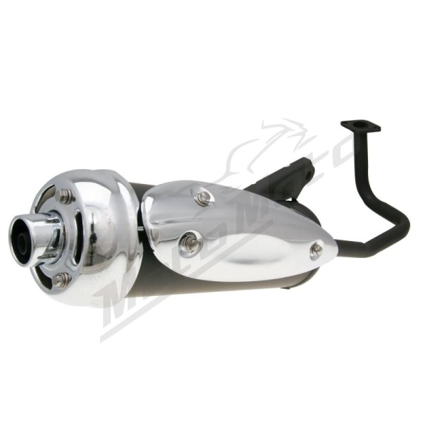 101 OCTANE 101 OCTANE Full Exhaust System 649x235x165 mm SLS EGR GY6 Baotian / Peugeot / Generic / Rex 50 04-21