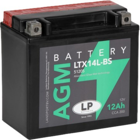 LANDPORT Akumuliatorius YTX14L-BS 12 Ah 12V