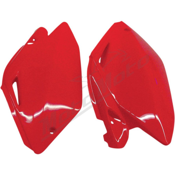 UFO Raudoni šoniniai plastikai Honda CRF 250cc 04-05