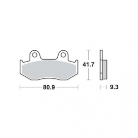 BRAKE PADS FERODO FDB2086EF STANDARD ECO FRICTION