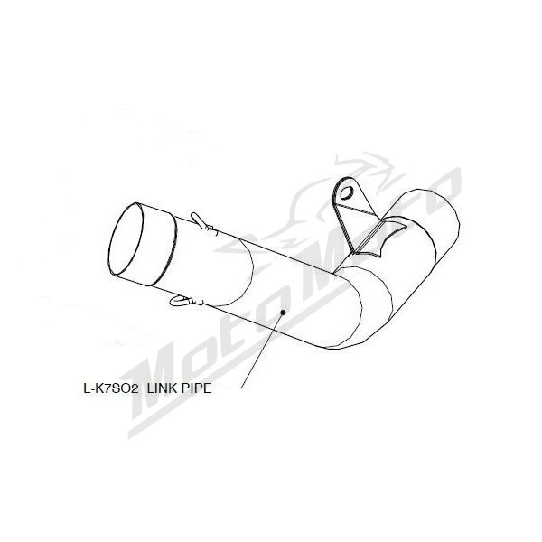 AKRAPOVIC Mid, Y Pipe Stainless Steel BMW S 1000RR 10-14
