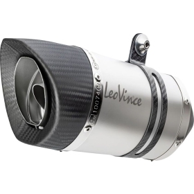 LEOVINCE LV Pro Stainless Steel Slip-On Muffler MOTO MORINI X-CAPE 650 21-24