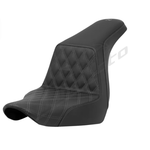 SADDLEMEN Lattice Stitch Step-Up Seat Harley Davidson FLSB / FXLR / FLXRS / FXLRST 1750-1923 18-25