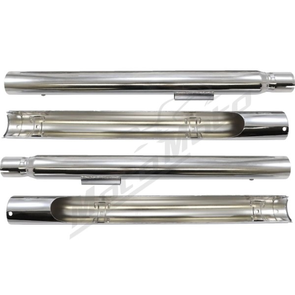 COBRA Bad Hombre Dual Exhaust System Harley Davidson FLST / FLSTC / FLSTF / FLSTFI / FLSTS / FXSTB / FXSTD / FXSTS 1340-1690cc 97-06
