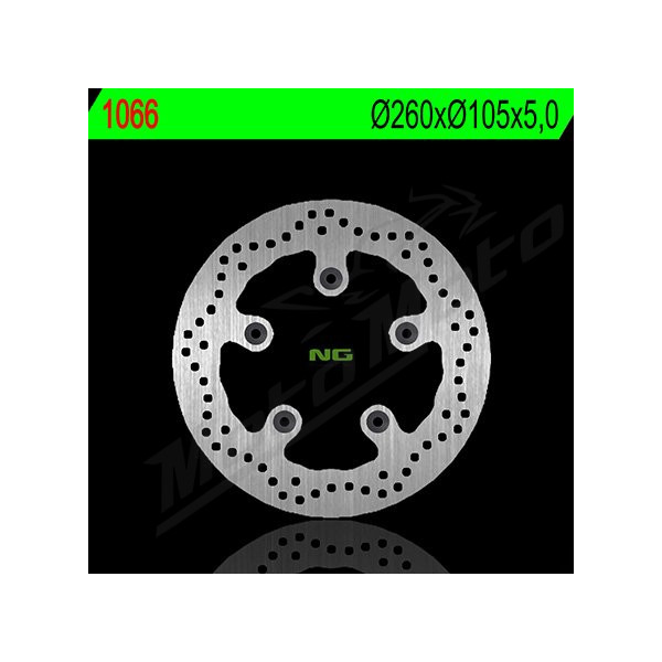 NG BRAKES Front Fixed Brake Disc 260mm Kymco Xciting 250-500cc 04-11