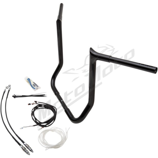 FAT BAGGERS INC. PointedTop Handlebar Kit Black 91.5x40.5cm Harley Davidson FLHT / FLHTCU / FLHX / FLRT 1690-1923 14-20