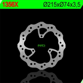 NG BRAKES 1356X fiksuotas stabdžių diskas PEUGEOT SPEEDFIGHT 50 09-19