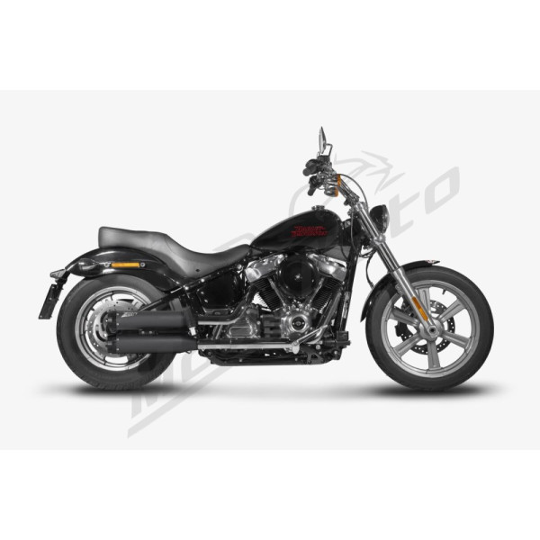 ZARD Overlapped Slip-Ons Mufflers Harley Davidson FXBB / FXBBS / FXST / FXLRST 1750-1923cc 18-24
