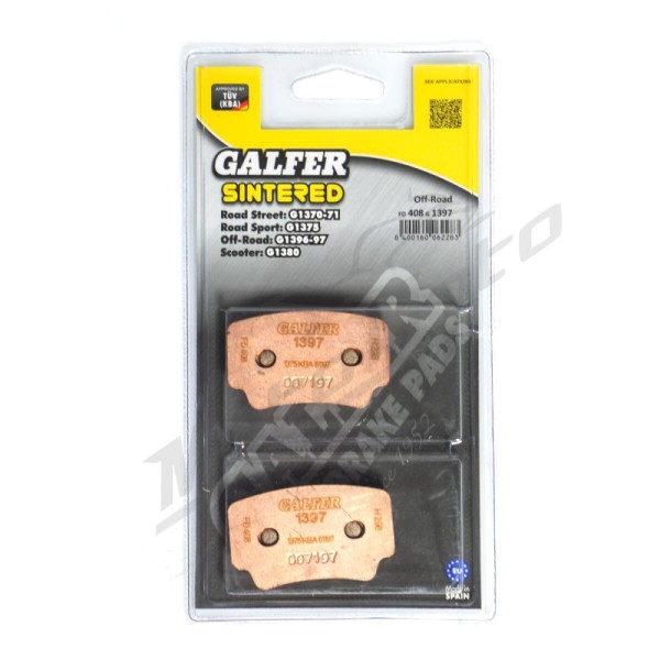 GALFER HH Sintered Brake Pads KTM SX / XC 450-525cc 08-13