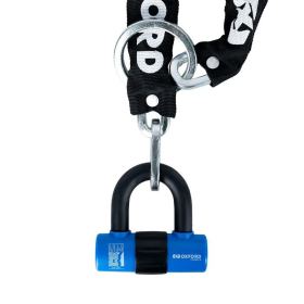 Oxford chain anti-theft security with padlock chain 8,8x1000mm