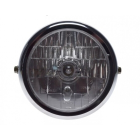 Universal chrome / black headlight 189MM